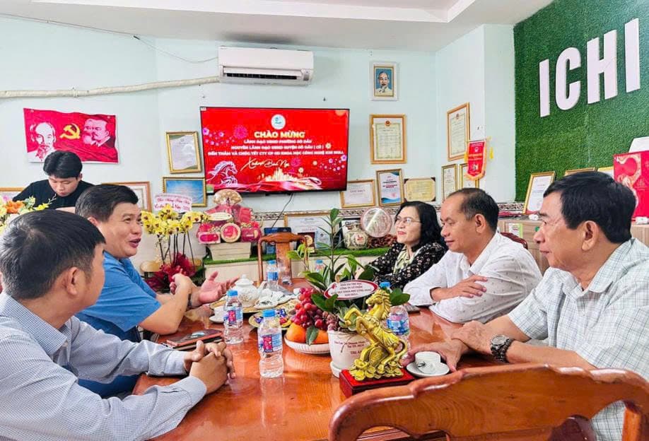 ICHI đón tiếp lãnh đạo thăm và chúc Tết